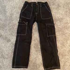 urban outfitters black BDG stitch skate jean cargo